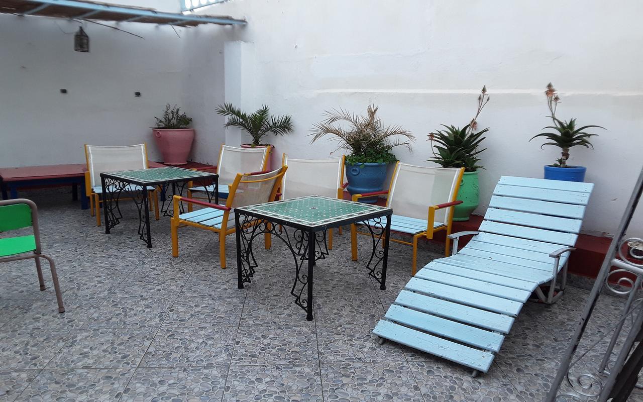 White And Blue Hostel Essaouira Buitenkant foto