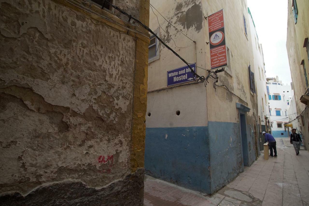 White And Blue Hostel Essaouira Buitenkant foto